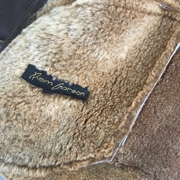 NOT FOR SALE - Rem Garson Leather and 100% Shearling Jacket - Picture 7 of 8